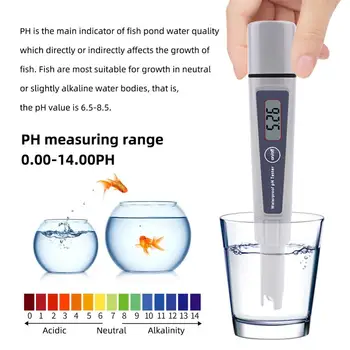 Yieryi prinaša dobička LCD Digitalni pH Meter Mini Nepremočljiva PH-032K Spremljanje Kakovosti Vode za Plavalni Bazen Pitne Vode Akvarij