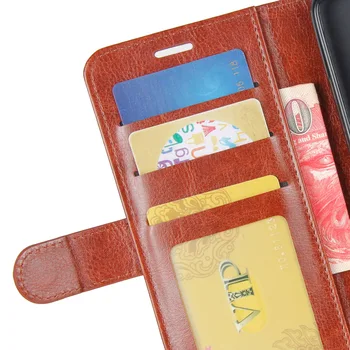 Poslovni Luksuzni Usnjena torbica Za HTC U12 Življenje Usnja Flip Primerih Kritje Denarnice, Vrečke Za HTC U12 Plus Telefon Primeru Zajema U12 Življenje