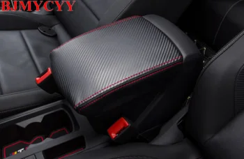 BJMYCYY avtomobilskih armrest primeru dekorativni rokav trim Za Notranje zadeve Volkswagen T-ROC 2018 Dodatki