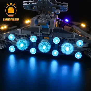 LIGHTAILING LED Luči Komplet Za 75190 Star Vojne Najprej, Da je Star Destroyer Igrače gradniki Osvetlitev Set