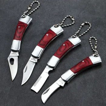 Mini Zložljiv Žepni Nož EOS Taktično Prostem, Ribolov, Lovski Nož za Preživetje Eos Orodje Lupilnikom iz Nerjavečega Jekla