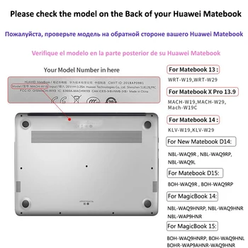 Laptop Primeru Polne Zaščitnik Kritje 2020 Novo Za Huawei Matebook D 15 D14 ,Čast MagicBook 14 15 , Matebook 13 14 X Pro 13.9 palčni
