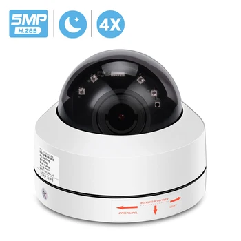 BESDER POE 5MP Speed Dome PTZ IP Kamero PoE Mini CCTV Varnosti Video Kamero, 4X Motorizirana Zoom Leča 2MP 5MP PoE IR 40M P2P ONVIF