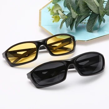 YAMEIZE Polarizirana sončna Očala za Moške Vožnje Odtenki Spuare Vintage sončna Očala Ribolov sončna Očala UV400 Očala Gafas Gafa De Sol
