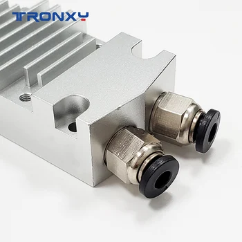 Tronxy 3D Tiskalnik Oprema J-glava 2 v 1 od 2 Extruders 1 Šoba Hotend Komplet Aluminij Toplote Blok 0,4 mm za 2E