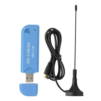 USB 2.0 Digitalni DVB-T SDR+DAB+FM HDTV Video Oprema, TV Sprejemnik Sprejemnik Palico z Zračno RC RTL2832U In FC0012 USB Ključ