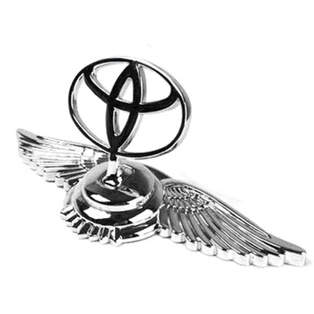 Auto Styling Kovinski Kromiranega Emblem Značko Nalepko Spredaj Logo za Toyota Camry PRIUS REIZ COROLLA EZ PRODO VENZA HIGHLANDER RAV4