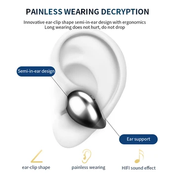 S19 TWS Mini Bluetooth slušalke Poslovnih ročaji očal nepremočljiva IPX7 šport čepkov Za xiaomi huawei iphone brezžične Slušalke