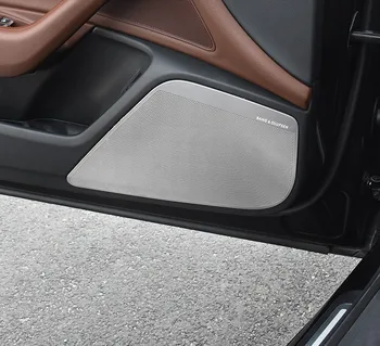 12-18Car Styling Stereo Zvočniki Dekoracijo Okvir 4pcs Za Audi A6 A7 Notranja Vrata avtomobila Audio Zvočnik Pokrov Trim Auto Accessorie