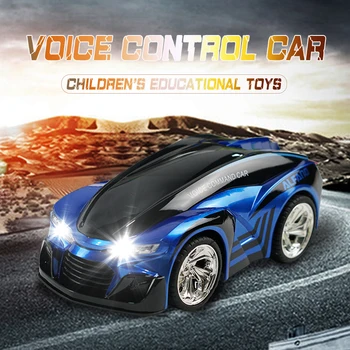 Otrok Igrače Glas Daljinski upravljalnik Avto s Pametno Gledati DIY Način Glas, ki se Aktivira rc Avto Watch Drift Avto Električna