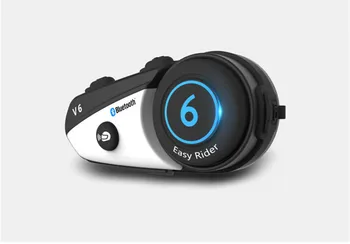 2PCS VIMOTO V6 Bluetooth Interkom Motoristična Čelada Interfonski Slušalke Vodotesno Brezžično Bluetooth Moto Slušalke Interfonski
