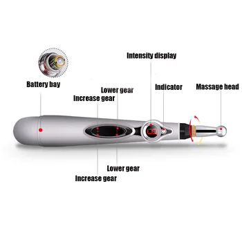 Nove Elektronske Akupunktura Pero Električni Poldnevnikov Laser Zdravljenja Zdraviti Masaža Pero Meridian Energy Pero Lajšanje Bolečine Orodja