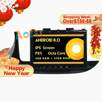 IPS Zaslon Android 8.0 Avto dvd multimedijski predvajalnik, vodja enote za Opel MOKKA 2017 GPS Navigacija radio, auto stereo Jedro Octa 4+32 G