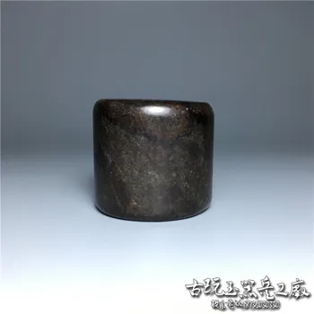 Železo črna meteorite prstanec od Hongshan Kultura Zbirka