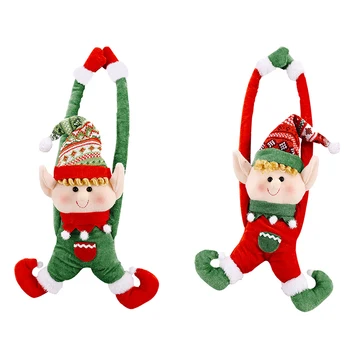 Božič Elf Lutka 2021 Vesel Božični Okraski, Novo Leto, Darila za Stranke Domov Festival Drevo Okno Vrata Dekoracijo
