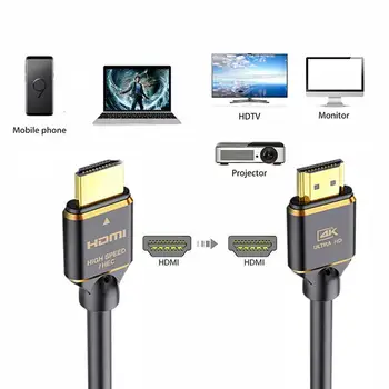 Kabel HDMI ,HDMI 2,0, Kabel 4K za Xiaomi projektor Nintendo Stikalo, televisor PS4, TV okno xbox 360 1m, 2m, 5m, HDMI Kabel