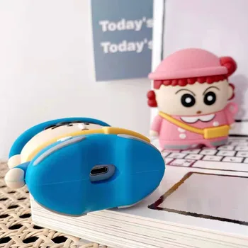 Xiaoxin Adai Nini slušalke zaščitni ovitek za apple airpods 1 2 pro ustvarjalne Santa Claus srčkan brezžične bluetooth slušalke pokrov