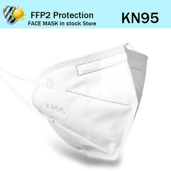 10pcs/50Pcs KN95 Maske 5 Plasti Filtra za Prah Usta PM2.5 FFP2 Masko Gripe Osebne Varovalne Zdravstvenega Varstva Masko Hitra Dostava