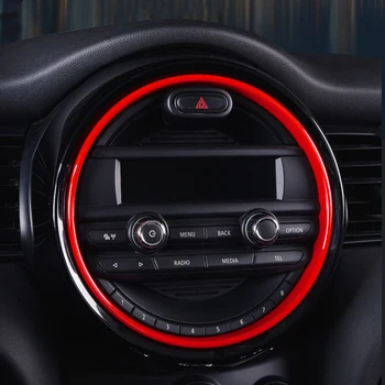 Avto notranjost rdeče ABS plastično dekoracijo nalepke Za ENO MINI COOPER S JCW F54 F55 F56 F57 F60 COUNTRYMAN avto dodatki styling