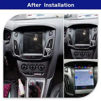 Tesla Slog Android 9.0 zaslon Avto Multimedijski Predvajalnik Za Ford Ford Focus 2013 20 avto GPS Radio Audio stereo 2 din vodja enote