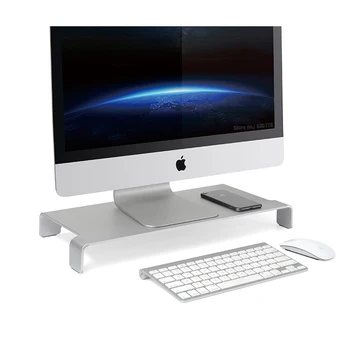 Stojala Aluminija Računalnika Biti Stalno Organizator za MacBook/iMac Pro/TV-Zaslon/Tiskanje Lapdesk Nosilec s Tipkovnico za Shranjevanje