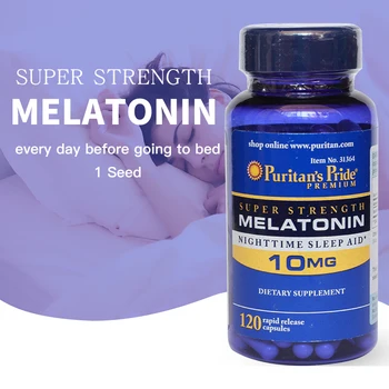 Super Moč Melatonin 10 mg*120 Kos Izboljšanje Spanja Nočno Spanje Pomoč Brezplačna Dostava