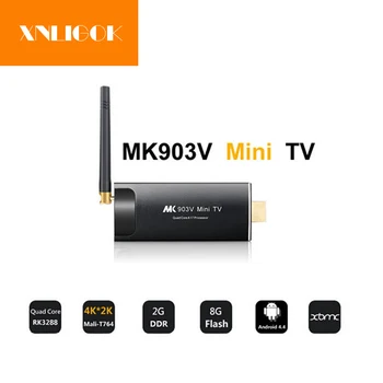 MK903V RK3288 Quad Core Android 5.1 Mini PC TV Box Ključa Palica 2G 8G Smart TV Sprejemnik Media Player 2.4 G/5 G WIFI, BT 4.0
