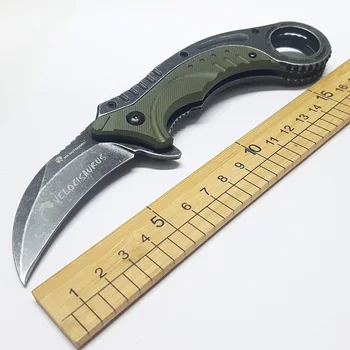 9Cr18MoV rezilo karambit folding nož za preživetje cs se odpravite na lov orodje faca žepni nož ganzo taktično noži eos kampiranje orodja