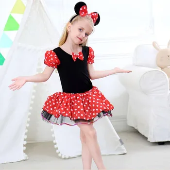 Dekleta Obleko Minnie Pika Til Pageant Edinstven Design Obleke Otroci Oblačila Stranka Fancy Kostum Cosplay Baby Tutu Obleke Vestidos