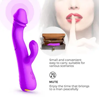 10 Hitrost Vibratorji Za Ženske Klitoris Vagine Čarobno Palico Ženski Massager Z Vibriranjem Dildo, Vibrator Sex Igrače Za Žensko Gode Živahen