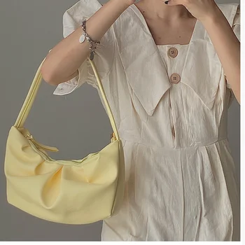 Moda za ženske messenger bag candy barve rumena ženski torbici štruce dekle torba srčkan poletje pomlad dkji7