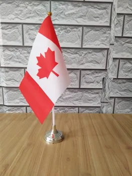 Kanada tabela desk zastava banner 14*21 cm ,5pcs/veliko brezplačna dostava ŠT.A0002