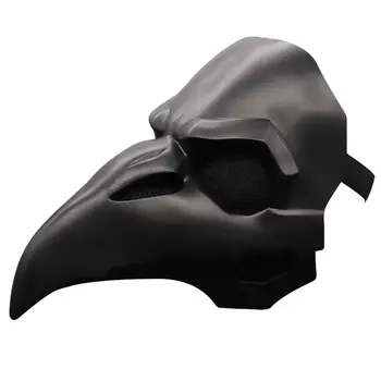 Cosplay steampunk škodljivcev zdravnik ptica masko Črno PVC ptičji kljun maske dolg nos halloween party dogodek žogo rekvizitov, kostumov