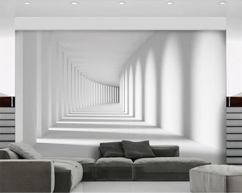 Beibehang Prilagodite nove abstraktne tri-dimenzionalni prostor, hodnik, pisarna dnevni prostor kavč ozadje ozadje papier peint