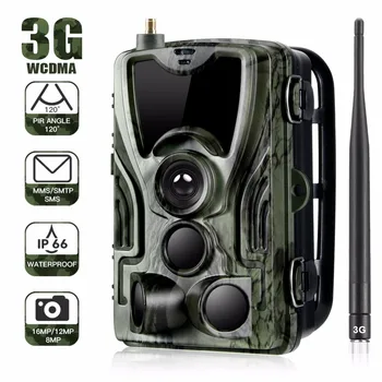 HC-801G 3G MMS/SMTP/SMS Pot fotoaparat Lovske kamere 16mp 1080p HD night vision scout živali fotoaparat 940nm IR LED foto pasti