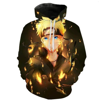 Jeseni In Pozimi 3d Tiskanje Naruto Sasuke Fantje In Dekleta Hoodies Priložnostne Japonski Anime Sweatshirts Kul Modni Pulover Plašč