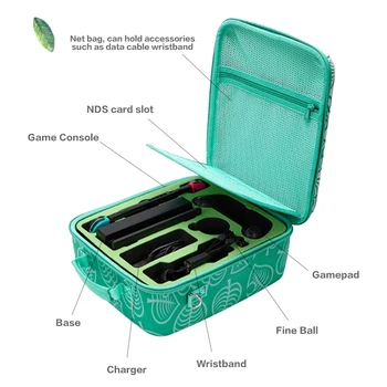 PODATKI ŽABA Prenosni Potovalni kovček Za Nintendo Stikalo Konzole Živali Skladiščenje Vrečka Za Nintend Stikalo Dodatki