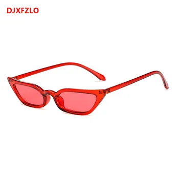 DJXFZLO Nova mačka oči, sončna očala boutique moda majhno polje očala priljubljena osebnost ženski modeli sončnih očal znamke design