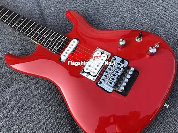 Visoko-kakovostni razred električna kitara, rdeče barve. Double val, električna kitara, vratu 3, telo breskov cvet jedro, poštnina