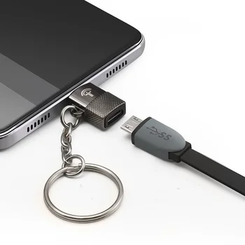 Rocketek Mikro USB za Tip c OTG Alumium tipa Telefona-c pribor Moški Priključek za Xiaomi Oneplus LG Nexus 5X 6P