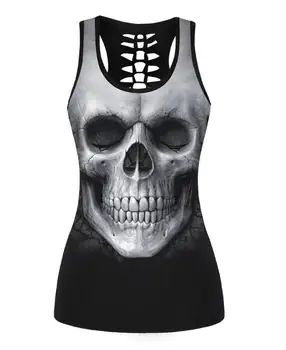 Halloween Cosplay Kostume Moda 3D Print majica s kratkimi rokavi Ženske Kratek Rokav T shirt 5613D