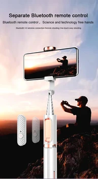 Alumium Lita Lahka Bluetooth Remote Stabilizator Za Huawei Xiaomi Iphone 11 Selfie Palico Stojalo Prenosni Vse-v-Enem