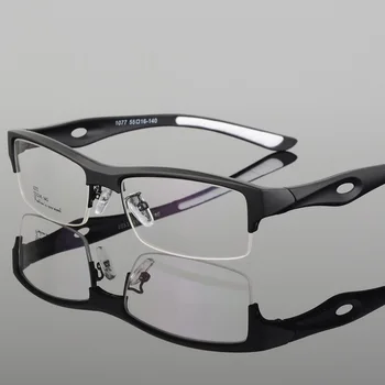 BCLEAR Spektakel Okvir Privlačen Moški Značilen Design blagovne Znamke Udobno TR90 Pol Okvirjem Kvadratnih Športnih Očal Okvir Eyeglass