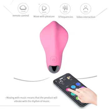 Vibracijske hlačke Z APLIKACIJO remote control Nevidno Tiho Hlačne Vibrator Prenosni Stimulator Klitorisa Adult Sex Igrače za Ženske