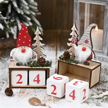 Navidad 2021 Božični Koledar Doma Božični Okraski Božični Okraski Božič, Novo Leto Gift Santa Lutka Elf Dekoracijo-C