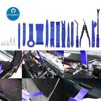 Auto Trim Removal Tool Kit Car Plošča Vrat Zvočno Odstranitev Ločite Ročno Orodje Avto Dash Radio Vrata Trim Plošča Posnetek Orodje Set