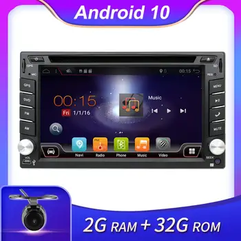 2 din Android 10 avtoradio magnetofon stereo Za Univerzalno 2din autoradio avto dvd GPS Navigacija Volan Wifi Zemljevid