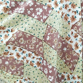 Obleko Hlače Tkanina Mehka Cvetlični Majica Materiala Moda DIY Šivanje Tkanine Obrti
