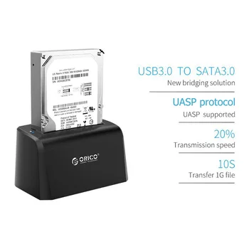 ORICO ABS 2.5/3.5 palčni USB2.0/USB3.0 SATA HDD SSD Ohišje za Trdi Disk Polje za Mobilne naprave Zunanje Ohišje za Prenosni računalnik Prenosni RAČUNALNIK