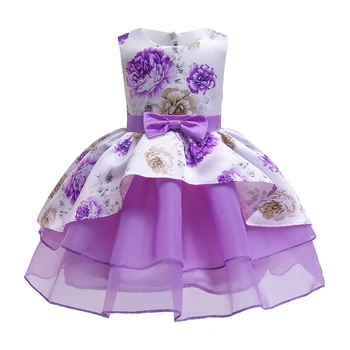 Otroci Obleke Za Dekleta Stranka Obleka Za Malčke Dekliška Elegantno Cvetlični Princesa Obleko Cvet Dekleta Poročno Obleko Otrok Večerno Obleko